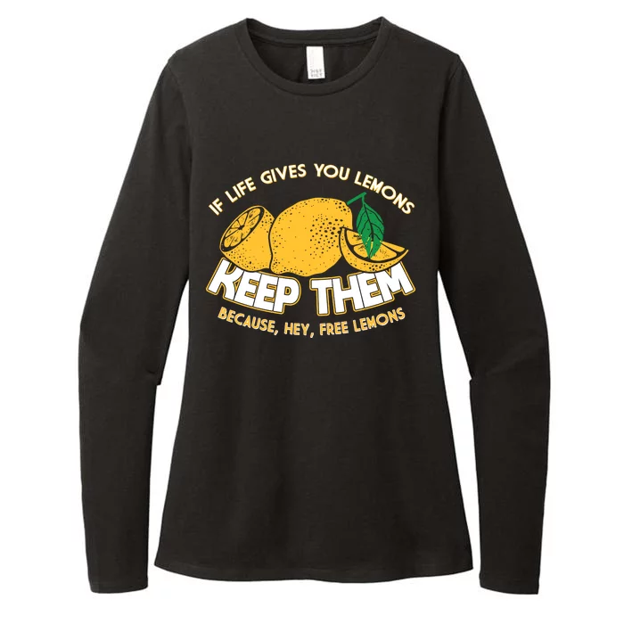 If Life Gives You Lemons Keep Them Womens CVC Long Sleeve Shirt