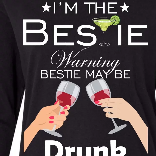 If Lost Or Drunk Please Return To Bestie Womens Cotton Relaxed Long Sleeve T-Shirt