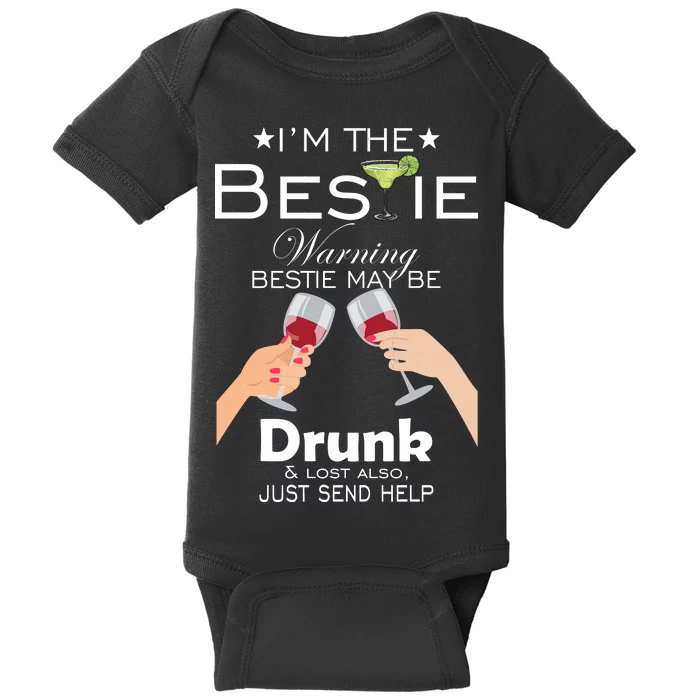 If Lost Or Drunk Please Return To Bestie Baby Bodysuit