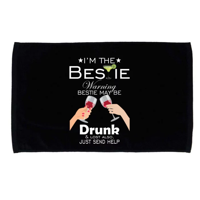 If Lost Or Drunk Please Return To Bestie Microfiber Hand Towel