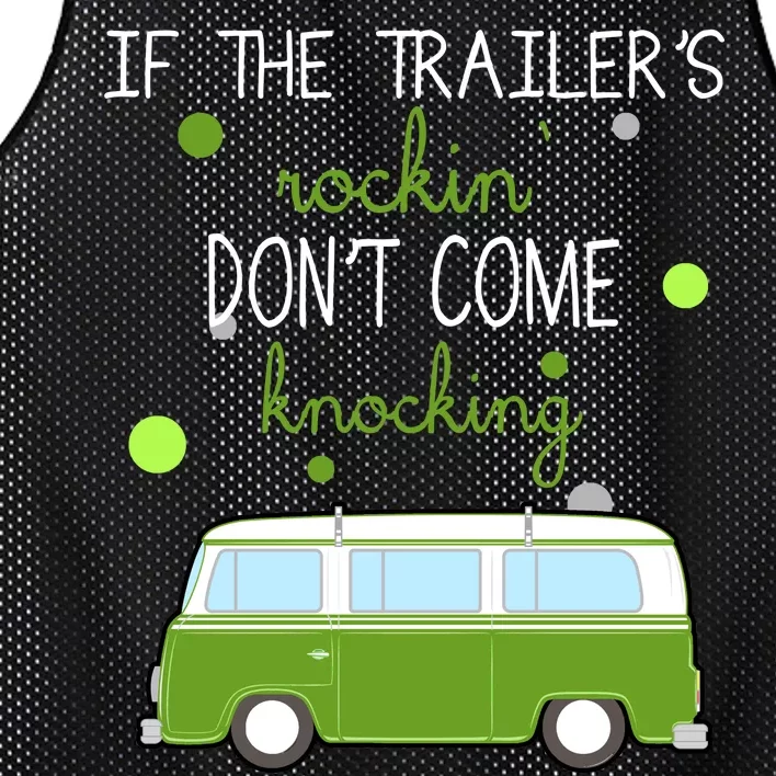 If The Trailers Rockin Don't Come Knockin Mesh Reversible Basketball Jersey Tank