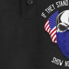 If They Stand Against Show No Mercy Dry Zone Grid Performance Polo