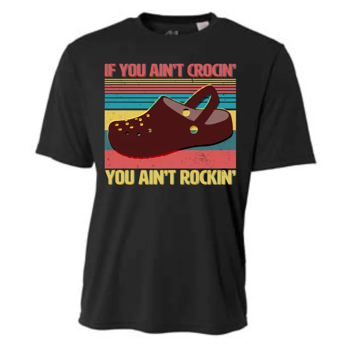 If You Ain't Crocin' You Ain't Rockin' Cooling Performance Crew T-Shirt