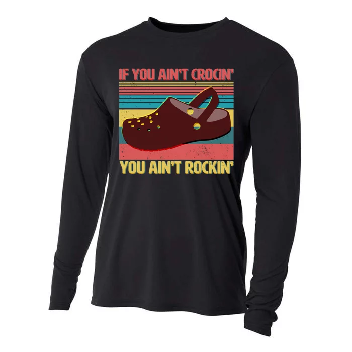 If You Ain't Crocin' You Ain't Rockin' Cooling Performance Long Sleeve Crew