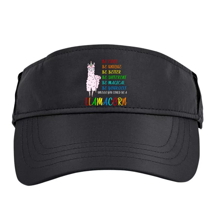 If You Can be Anything Be A Llamacorn Adult Drive Performance Visor