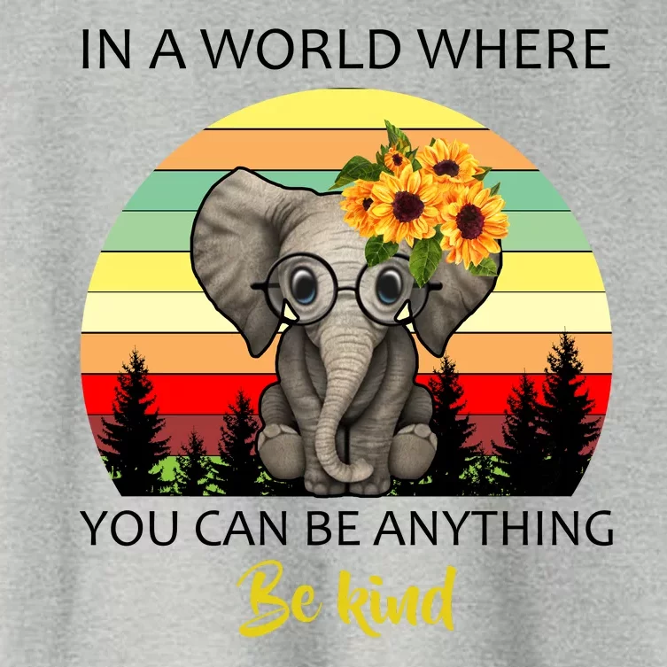 If You Can Be Anything Be Kind In This World Women's Crop Top Tee