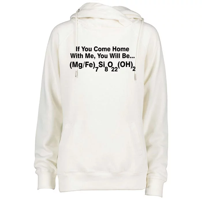 If You Come Home With Me You Will Be Cummingtonite Womens Funnel Neck Pullover Hood