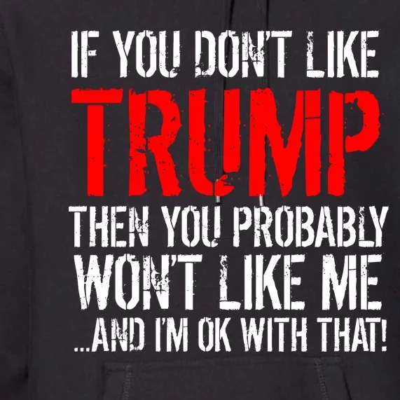 If you don't like Trump Funny Premium Hoodie