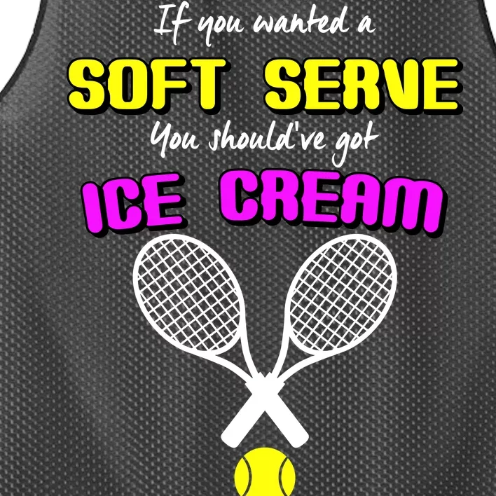 If You Wanted A Soft Server You Should've Got Ice Cream Mesh Reversible Basketball Jersey Tank