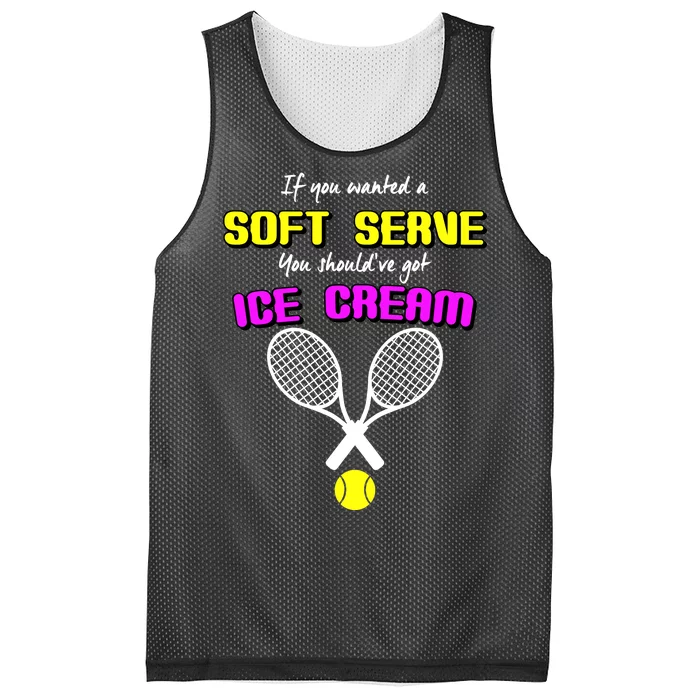 If You Wanted A Soft Server You Should've Got Ice Cream Mesh Reversible Basketball Jersey Tank