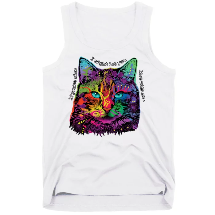 If You're Nice Cat Funny Tank Top