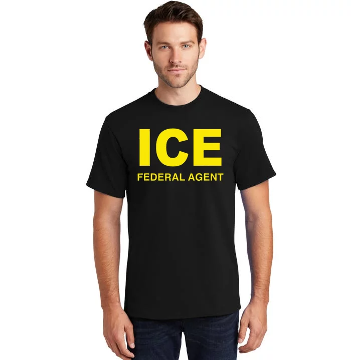 Ice Federal Agent Us Border Patrol Tall T-Shirt