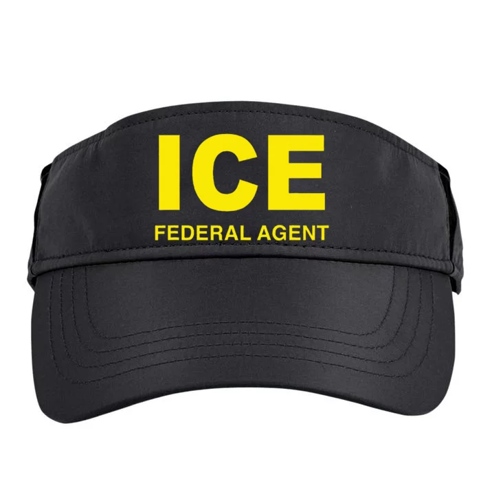 Ice Federal Agent Us Border Patrol Adult Drive Performance Visor