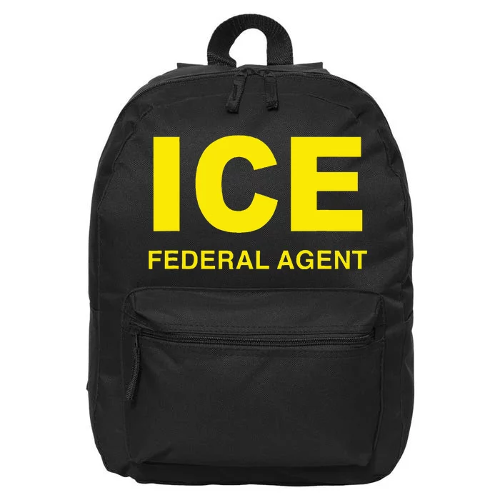 Ice Federal Agent Us Border Patrol 16 in Basic Backpack