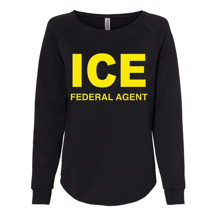 Ice Federal Agent Us Border Patrol Womens California Wash Sweatshirt