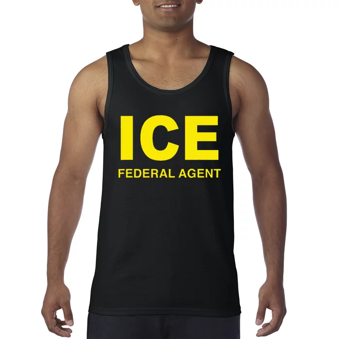 Ice Federal Agent Us Border Patrol Tank Top