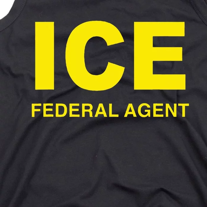 Ice Federal Agent Us Border Patrol Tank Top