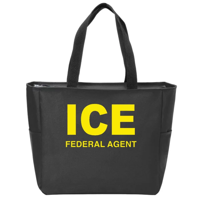 Ice Federal Agent Us Border Patrol Zip Tote Bag