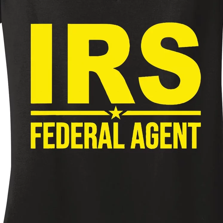 Irs Federal Agent Uniform Costume Women's V-Neck T-Shirt