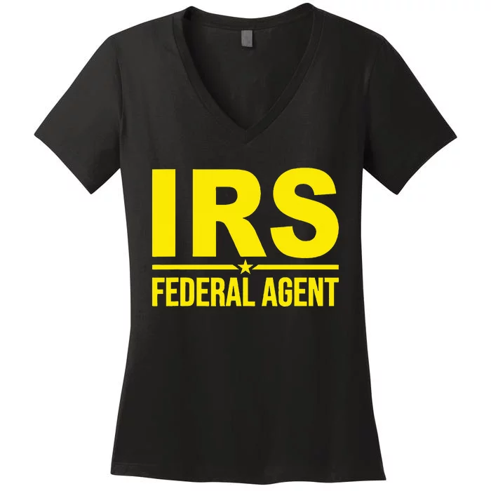 Irs Federal Agent Uniform Costume Women's V-Neck T-Shirt