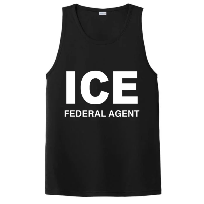 Ice Federal Agent Halloween Costume Police Immigration Performance Tank