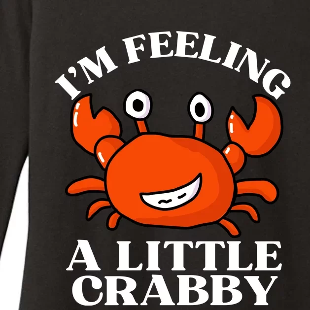 I'm Feeling A Little Crabby Cute Crabs Womens CVC Long Sleeve Shirt