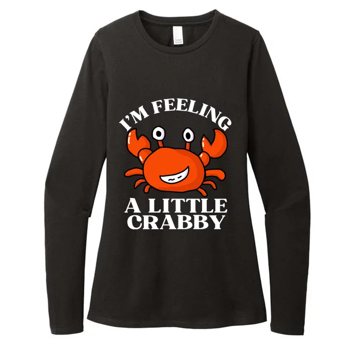 I'm Feeling A Little Crabby Cute Crabs Womens CVC Long Sleeve Shirt