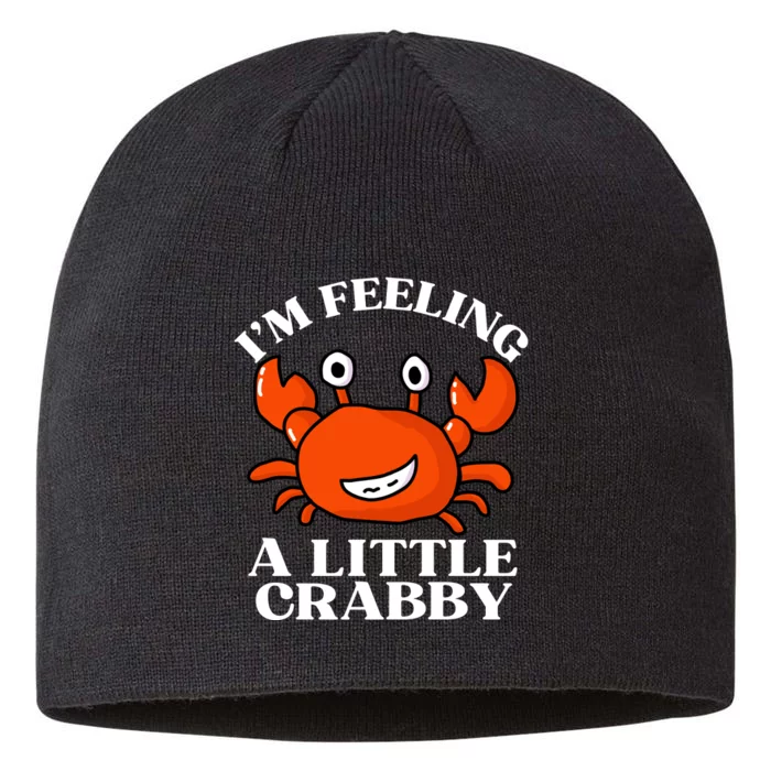 I'm Feeling A Little Crabby Cute Crabs 8 1/2in Sustainable Knit Beanie