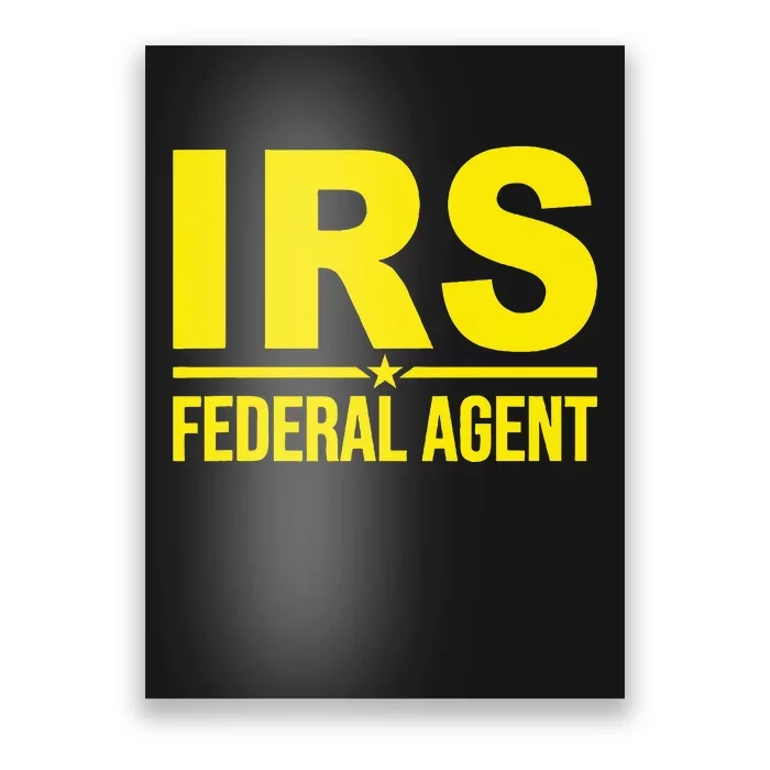 Irs Federal Agent Uniform Costume Poster