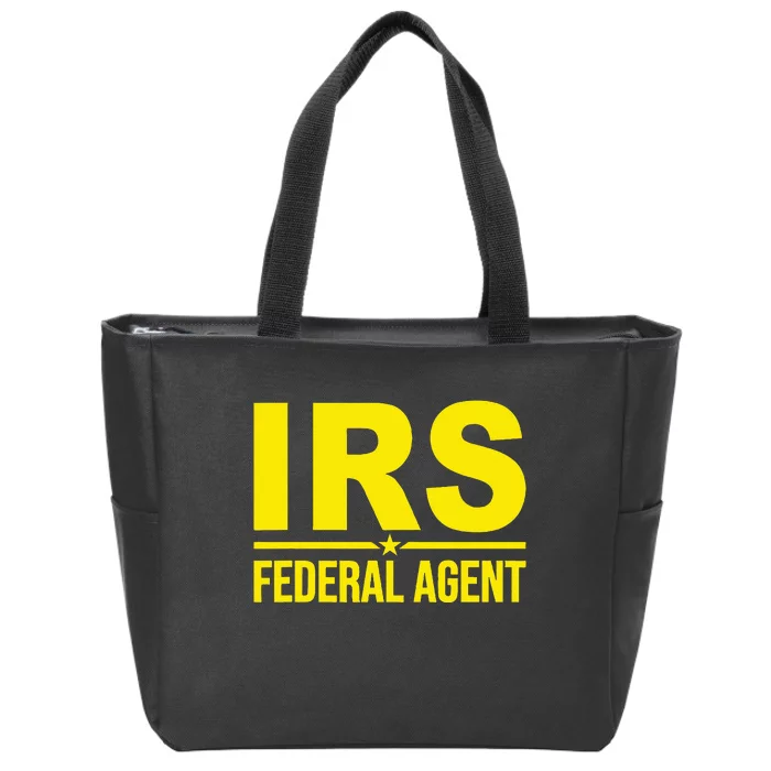 Irs Federal Agent Uniform Costume Zip Tote Bag