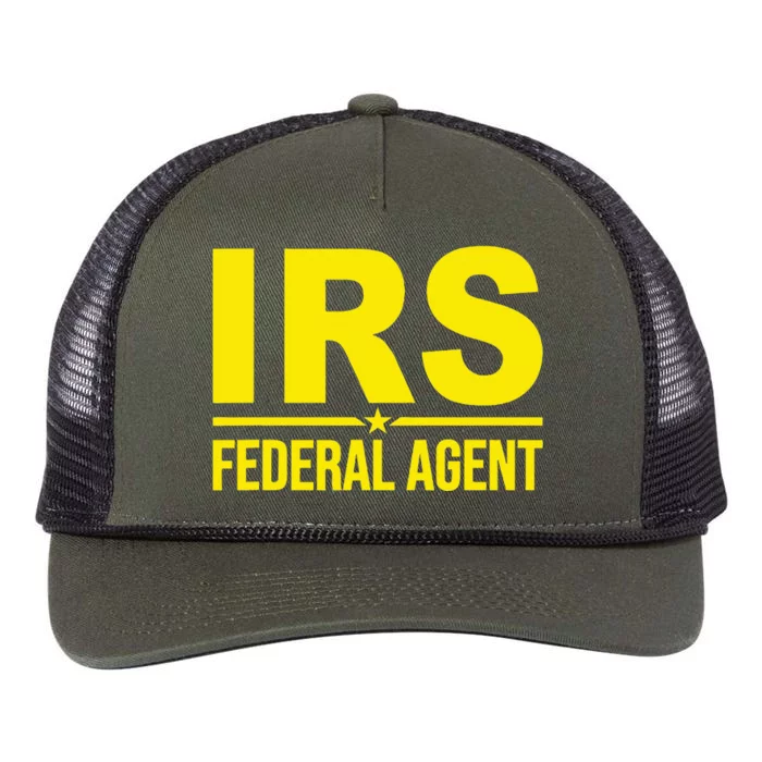 Irs Federal Agent Uniform Costume Retro Rope Trucker Hat Cap