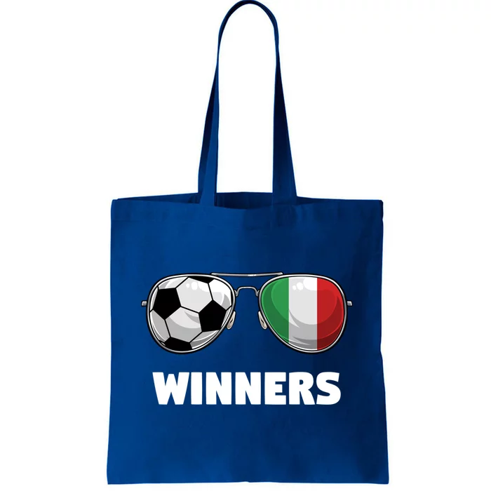 Italia Forza Azzuri Soccer Italian Flag Sunglasses Winners Gift Tote Bag