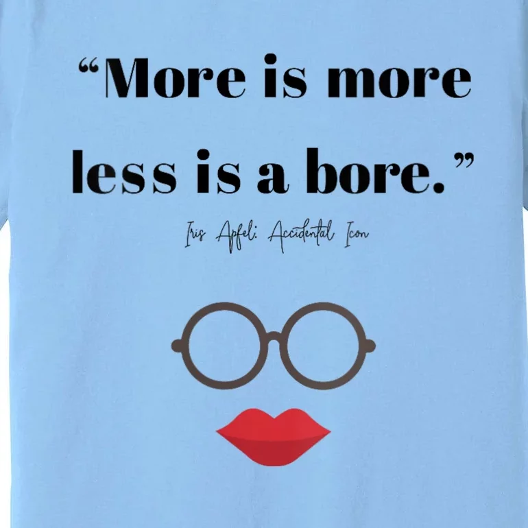 Iris Fashionista Apfel Inspired Premium T-Shirt