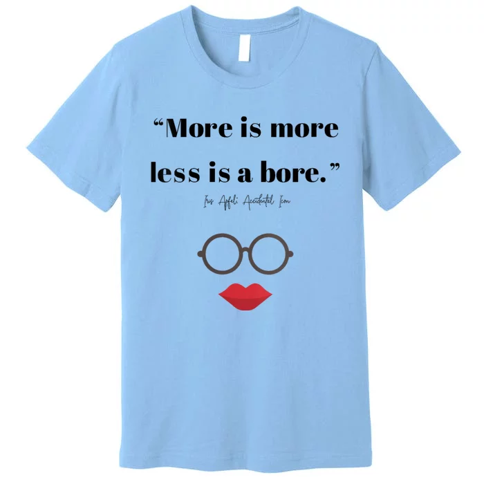 Iris Fashionista Apfel Inspired Premium T-Shirt