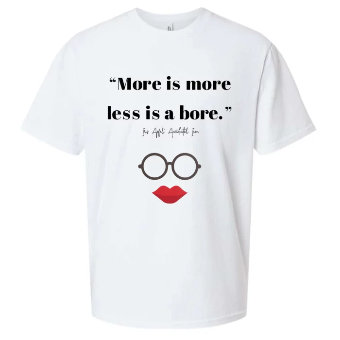 Iris Fashionista Apfel Inspired Sueded Cloud Jersey T-Shirt