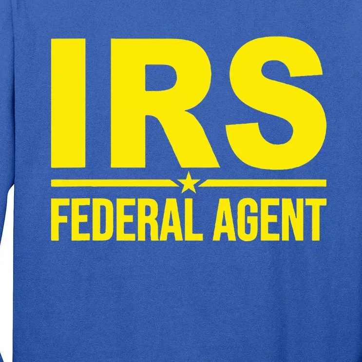 Irs Federal Agent Uniform Costume Tall Long Sleeve T-Shirt