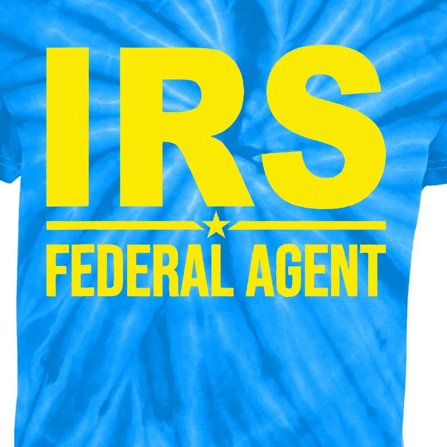 Irs Federal Agent Uniform Costume Kids Tie-Dye T-Shirt