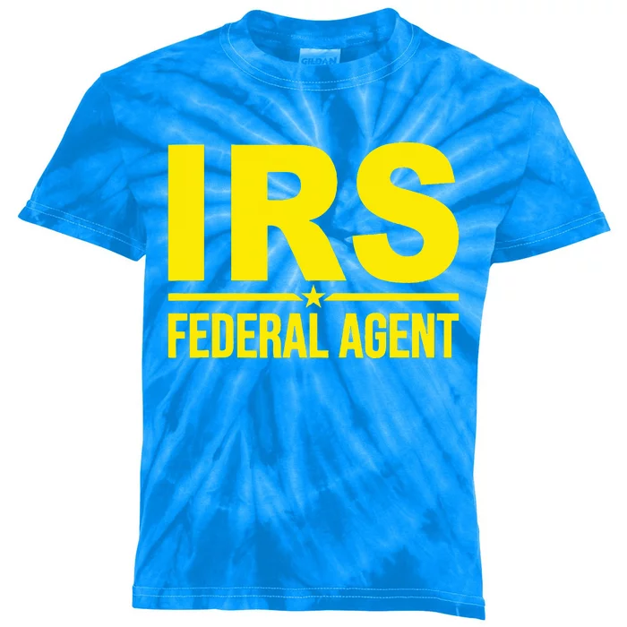 Irs Federal Agent Uniform Costume Kids Tie-Dye T-Shirt