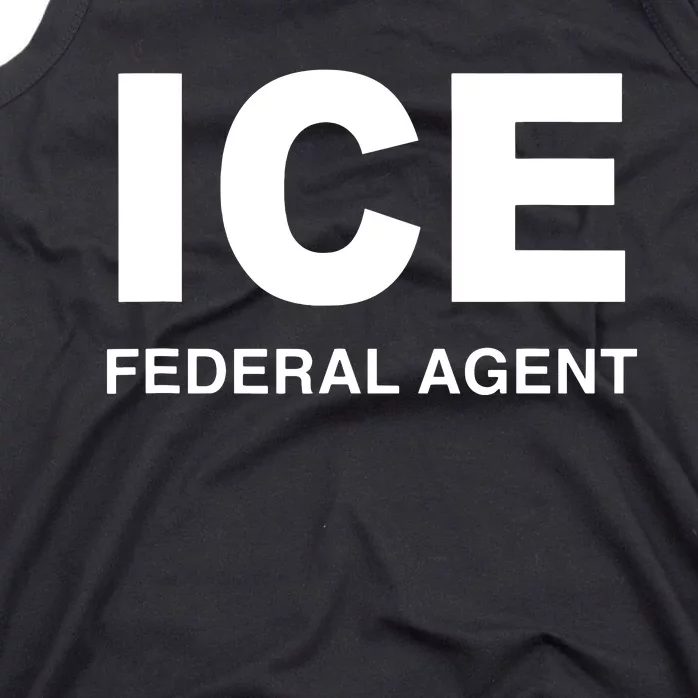 Ice Federal Agent Halloween Costume Police Immigration Tank Top