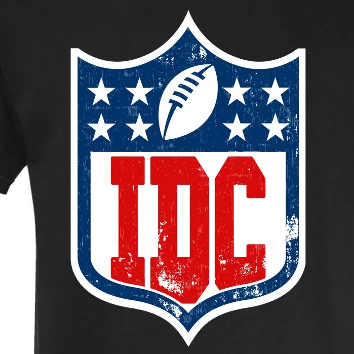 Idc Funny Anti Football I Dont Care Garment-Dyed Heavyweight T-Shirt