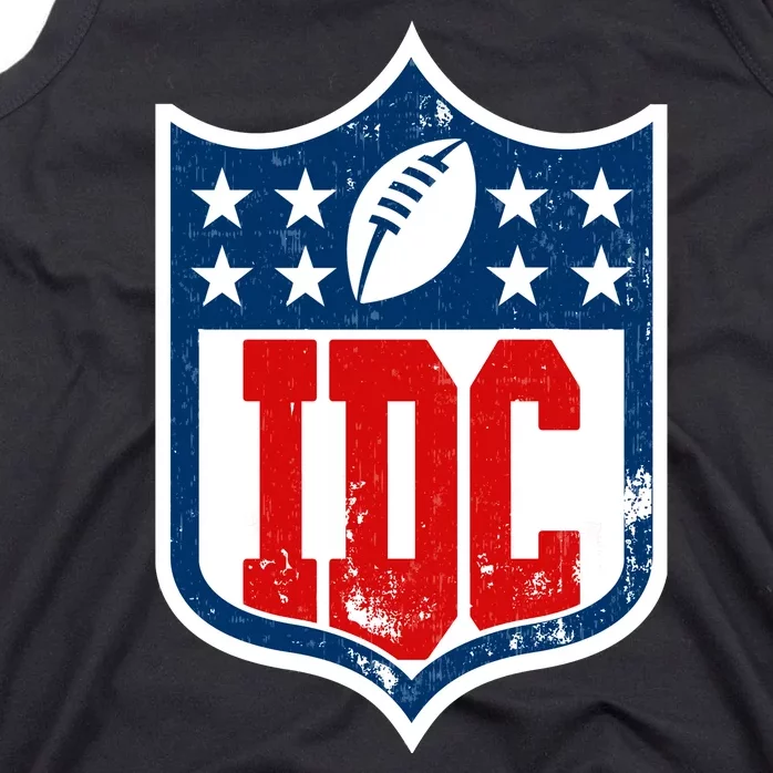 Idc Funny Anti Football I Dont Care Tank Top