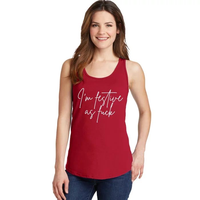 I'm Festive AF Ladies Essential Tank