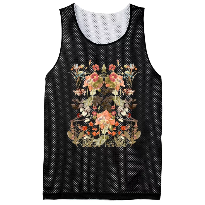 Inspired Flower Botanical Chart Plant Lover Mesh Reversible Basketball Jersey Tank