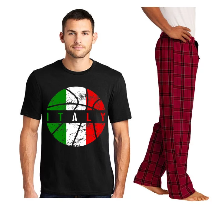 Italy Flag Basketball Italian Team Fan Lover Pajama Set