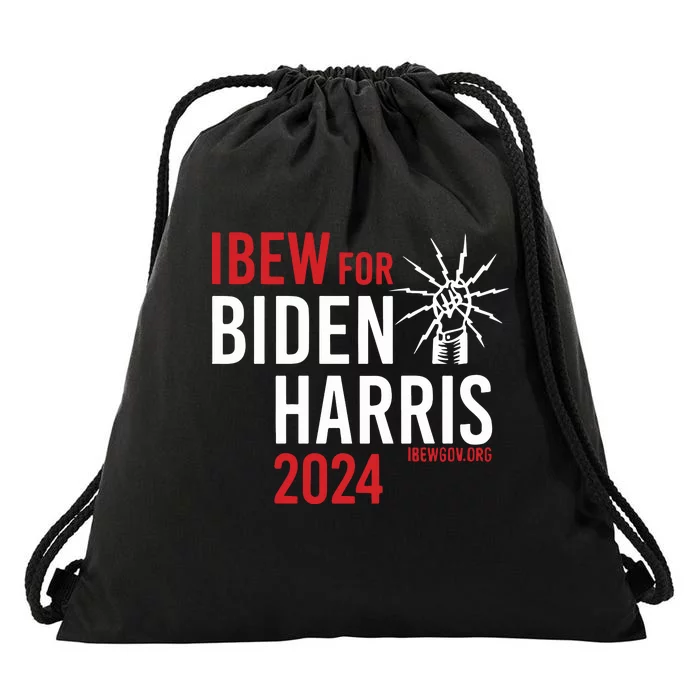 Ibew For Biden Harris 2024 Drawstring Bag