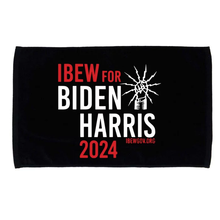 Ibew For Biden Harris 2024 Microfiber Hand Towel