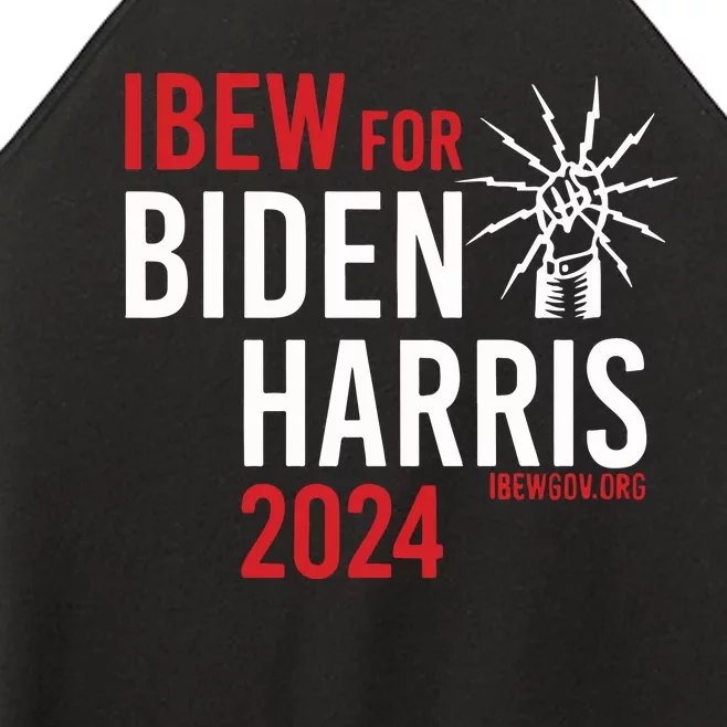 Ibew For Biden Harris 2024 Women’s Perfect Tri Rocker Tank