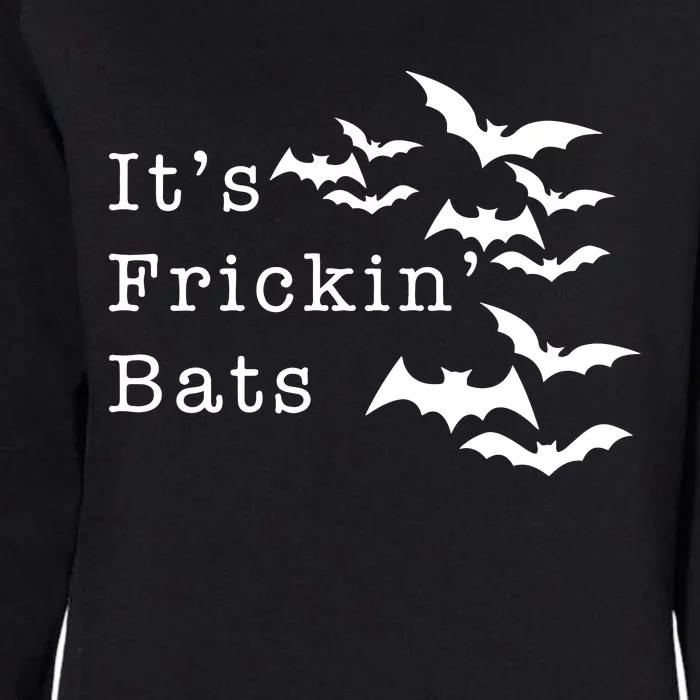 ItS Frickin Bats Halloween Womens California Wash Sweatshirt