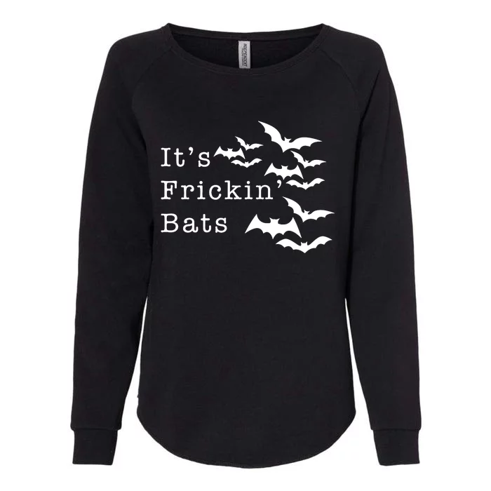 ItS Frickin Bats Halloween Womens California Wash Sweatshirt