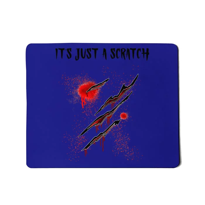 Im Fine Bloody Halloween Zombie Humor Blood Cuts & Wounds Mousepad